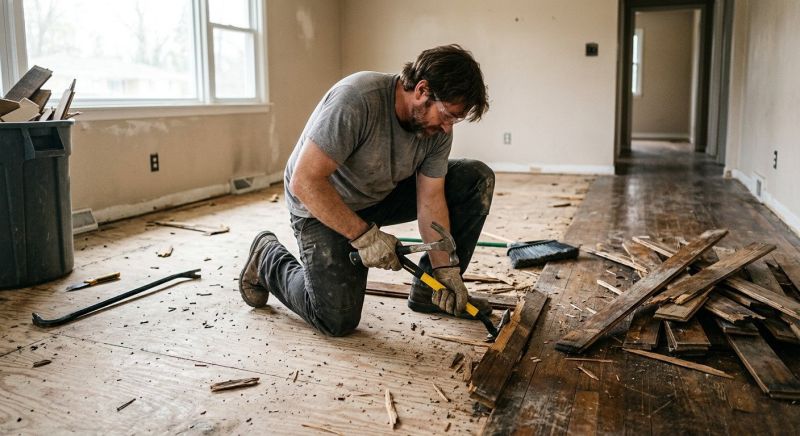 Hardwood Floor Removal in Summerville, SC