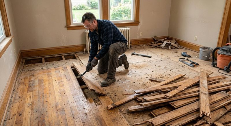 Hardwood Floor Removal in Summerville, SC