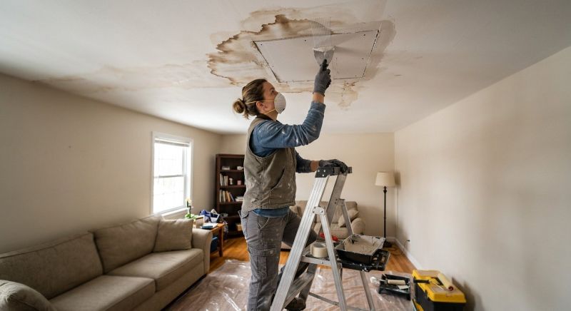 Water Damage Ceiling Repair in Santa Rosa, CA